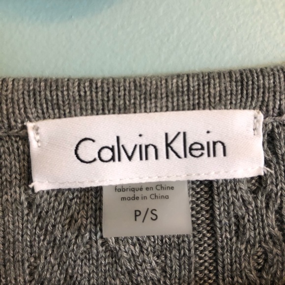 Calvin Klein Grey Sweater Dress - Picture 8 of 16